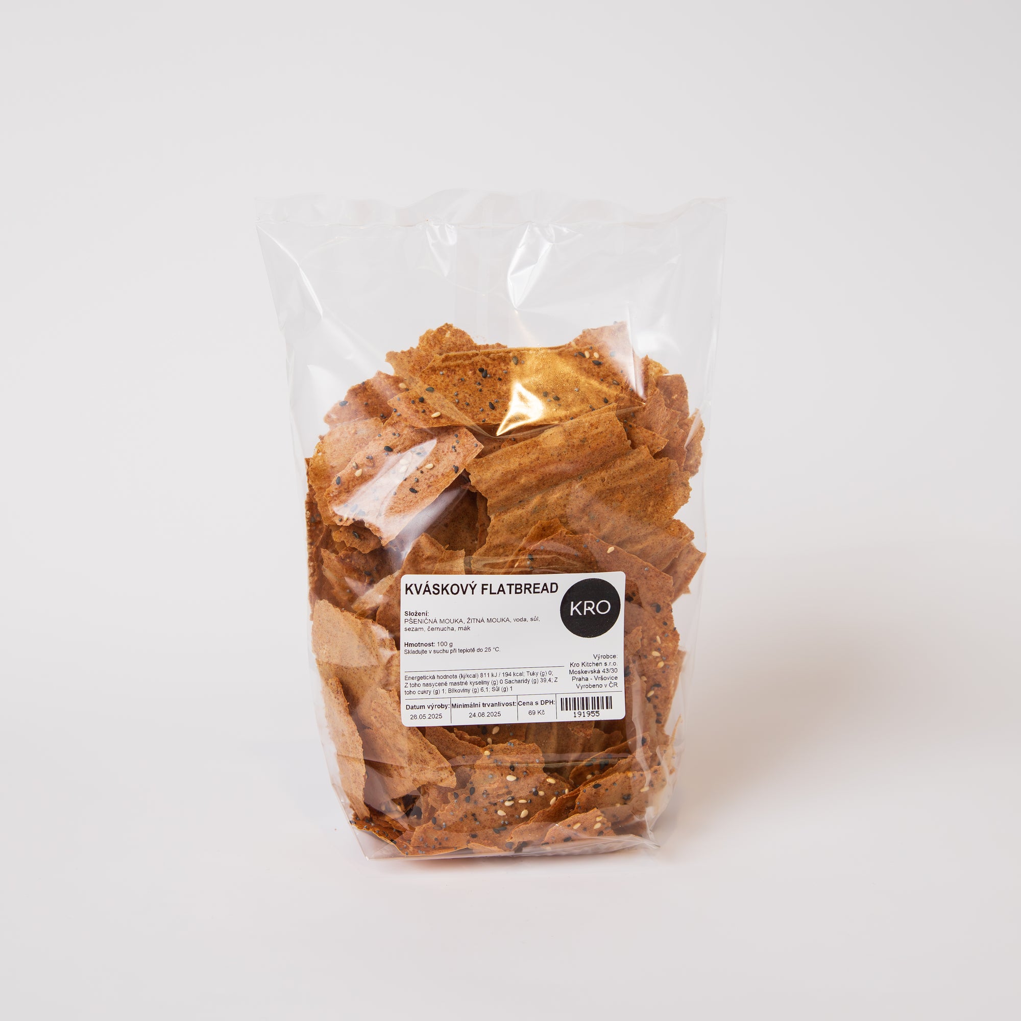 Kváskový flatbread